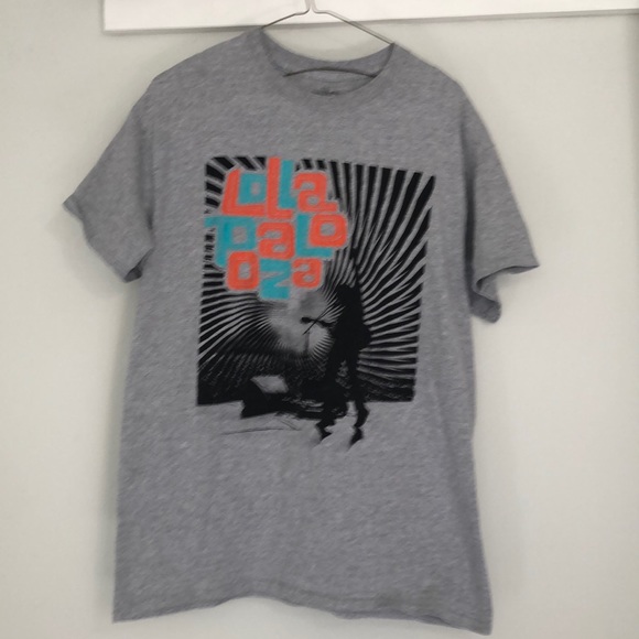 Lollapalooza medium festival shirt grey EUC - Picture 2 of 7